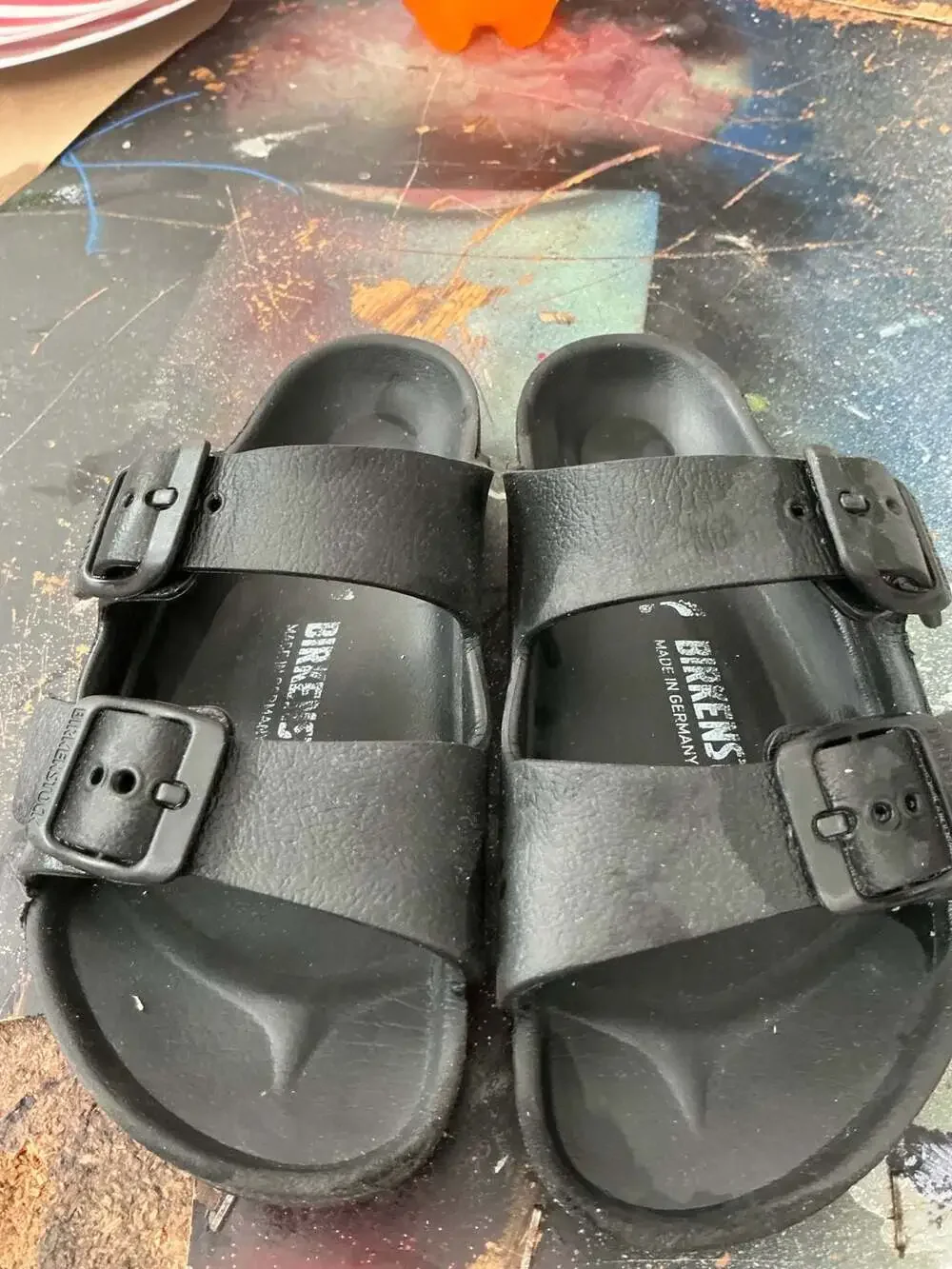 Birkenstock Arizona EVA Kids Waterproof Slide Sandals - Black